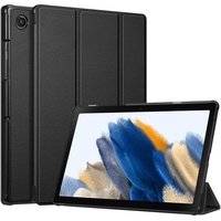 Fintie Hülle für Samsung Galaxy Tab A8 10.5 2021 - Ultra Schlank Kunstleder Schutzhülle Cover mit Auto Schlaf/Wach Funktion für Tab A8 10.5 Zoll SM-X200/X205/X207 Tablet, Schwarz