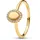 Pandora Damenring Oval Goldfarben, 52/16,6