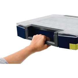 RAACO Sortimentskoffer Kunststoff 241 x 55 x 225 mm blau 9 Fächer