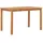 vidaXL Gartentisch 120 x 70 x 77 cm Teak Massivholz Braun