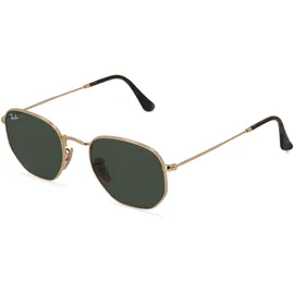 Ray-Ban Hexagonal Flat Lenses RB3548N 001 51-21 gold/green classic