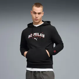 Puma Ac Milan Ftblculture Kapuzenpullover - PUMA Black / PUMA White - M