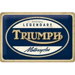 Blechschild Triumph Legendary Motorcycles