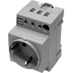1St. Rittal SZ 2506.120 Steckdose für Tragschienenmontage, 250V