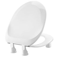 Pressalit WC-Sitz 896011-DC9999 weiß polygiene, mit Deckel, Standard, Scharnier