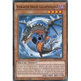 SR02-DE017 - Schwarzer Drache Kollapschlange - Common - DE - im Set mit Ultrapro Toploader - Yugioh