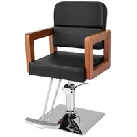 KOMFOTTEU Stuhl Friseurstuhl, höhenverstellbar & 360° drehbar,bis 150 kg schwarz