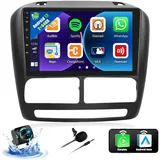 2+64G Android 13 Wireless CarPlay Android Auto Autoradio 2din für FIAT Doblo 2010-2015/Opel Combo 2011-2018 Autoradio mit Bildschirm 9 '' mit Navi Bluetooth GPS FM RDS WiFi EQ HiFi+Rückfahrkamera