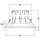Brumberg Einbaudownlight 1 rund nickel mat