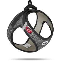 Curli Clasp Vest Hundegeschirr Schwarz XS