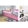 raumhirsch furniture Kinderbett Panda 80 x 180 cm Holzwerkstoff rosa