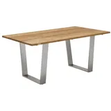 Niehoff Noah Tisch Edelstahl Trapezkufe/Teak Natur