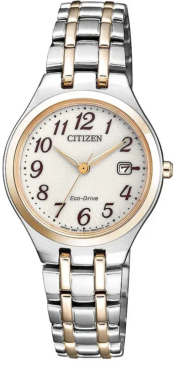 Citizen Damenuhr Elegant Eco Drive EW2486-87A - bicolor