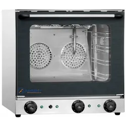ARSENT Elektrischer Umluftofen mit Grill und Dampf 4 Bleche 440×320 mm.