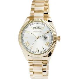 Just Watch Uniuhr "Luka" mit Edelstahlarmband, Datums- und Wochentagsanzeige,