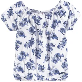 KangaROOS Carmenshirt in weiß/hellblau | Gr.: 128/134