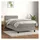 vidaXL Boxspringbett 100 x 200 cm Hellgrau