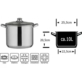 Testrut axentia Kochtopf 20 cm rund