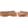 vidaXL Garten-Lounge-Set 10-tlg. Wachsbraun