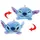 Simba Disney Lilo und Stitch Wendeplüschtier 8 cm Blau