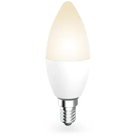 Hama Smarte E14 (4,9W, LED Lampe Kerze RGBW, dimmbar,
