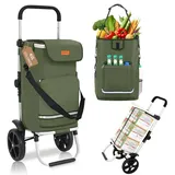 Sekey 3-in-1 Einkaufstrolley Grün