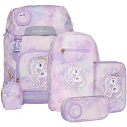 Beckmann Schulranzen-Set Classic  6-tlg., lila