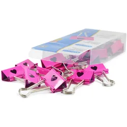 RAPESCO® Foldbackklammern, pink