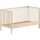 Vipack Babybett VIPACK "Dino 70/140 mit 3-fach verstellb. Lattenrost, inkl. 3 Schlupfsprossen", braun (buche natur), B:144,4cm H:84,4cm T:75,5cm, Massivholz, Babybetten, Babybett, aus massiver Buche, umbaubar zum Juniorbett, wahlweise in 3 Farben