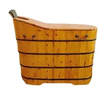 auq2a Fitovanna Holzbadewanne 58 x 110 cm (1-tlg)