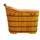 auq2a Fitovanna Holzbadewanne 58 x 110 cm (1-tlg)