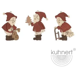 Kuhnert Baumschmuck Weihnachtsmann 6er Set