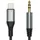 DUDAO Audiokabel 3,5mm Klinken-Stecker - Lightning 1,0m (L11PRO)