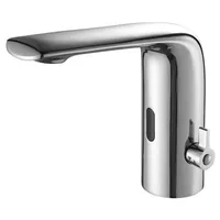 Sapho Sensor-Standarmatur mit Temperaturregelung, 6V DC (4xAA), Chrom - Silber