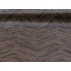 Primaflor PVC Boden TURVO - Eiche dunkel Fischgrätdekor - 2,00m x 1,50m,