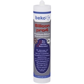 Beko Silikon pro4 Premium Universal Silikonkleber bahamabeige/eiche-hell, 310ml 22407