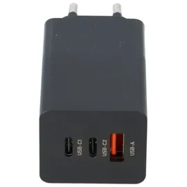 PATONA Premium GaN PD65W Adapter schwarz 2xUSB-C 1xUSB-A