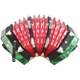 Btuty Akkordeon Concertina Acordeon Akkordeon Instrument Akordeon 20 Tasten 40 Blätter Anglo Stil mit Tragetasche (Grün)