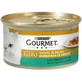Gourmet Gold Cubes in Kaninchen- und Karottensauce Purina 85 Gramm