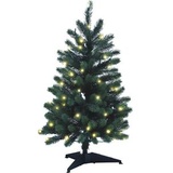 Xenotec PE-BM85 Künstlicher Weihnachtsbaum mit Beleuchtung Tanne Warmweiß LED Grün EEK: G (A - G)