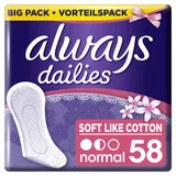 Always Twist & Flex Normal flexible Slipeinlagen mit Frischeduft, Normal mit Frischeduft, (8 x 58 Stück)