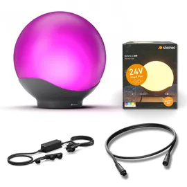 Steinel LED Kugelleuchte Sphera C Kunststoff Ø30 cm inkl. 1x Kugellampe, 35 W Netzteil, 1m Kabel, 16 Mio. Farben, dimmbar, weiß