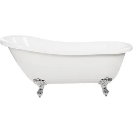 Beliani Cayman freistehende Badewanne 153 x 77 cm (144 l)