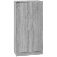VidaXL Schuhschrank Grau Sonoma 55x35x108 cm Holzwerkstoff