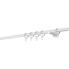 MYDECO Gardinenstange MYDECO "20mm Match Wandträger 6,5 cm", weiß, L:250cm, Gardinenstangen