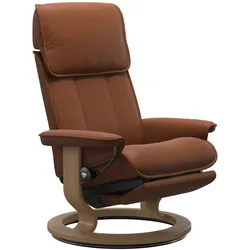 Stressless Admiral | Power Sessel M Paloma New Cognac Eichefarben