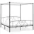vidaXL Himmelbett 180 x 200 cm Grau