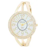 EXCELLANC Quarzuhr 1800270 Spangenuhr mit Metallarmband, verspielt und modern