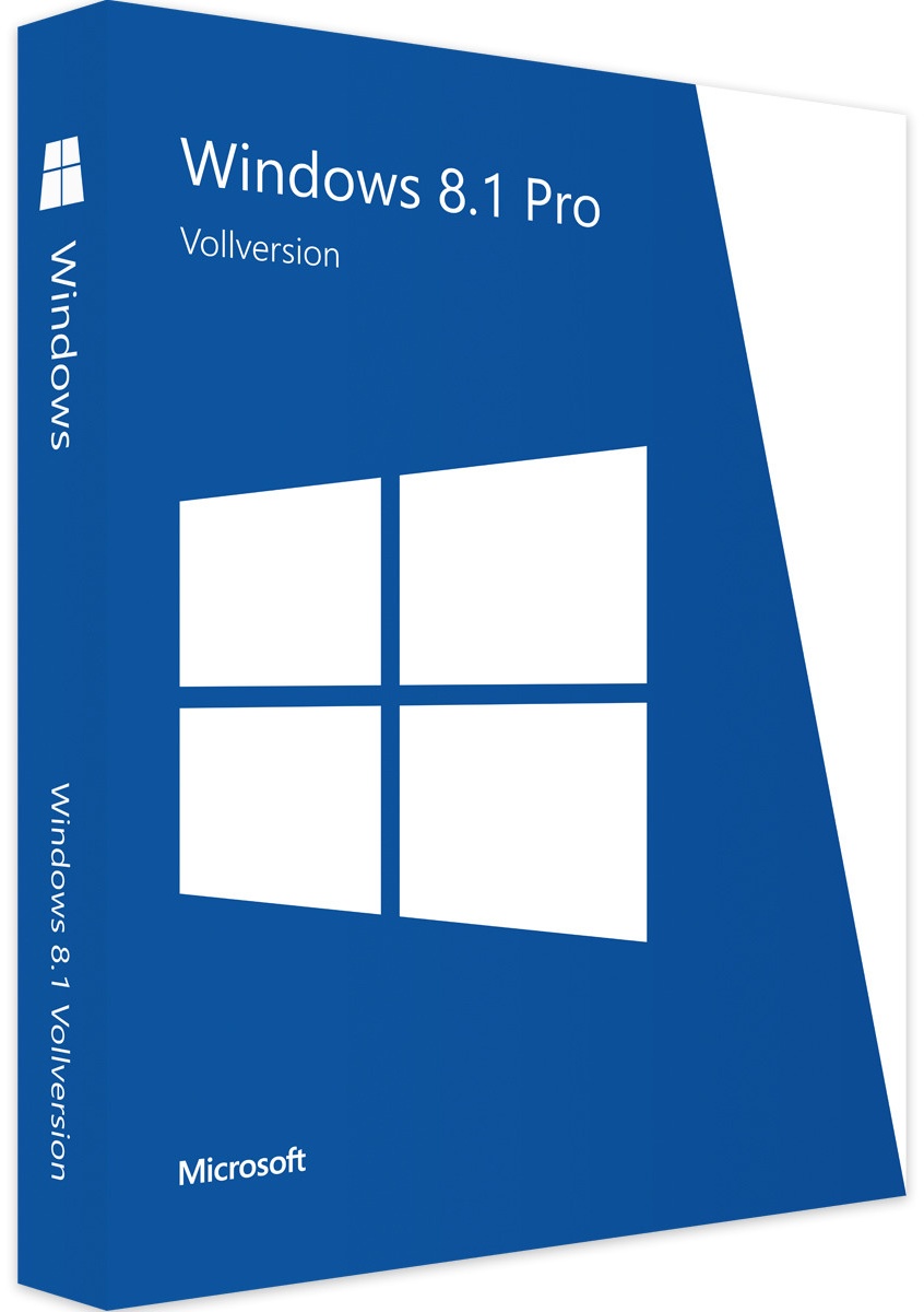 Windows 8.1 Pro | 32-Bit/64-Bit | DE