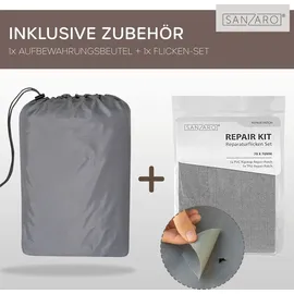 Sanzaro Abdeckung Gartenmöbel 213 x 132 x 70 cm Grau